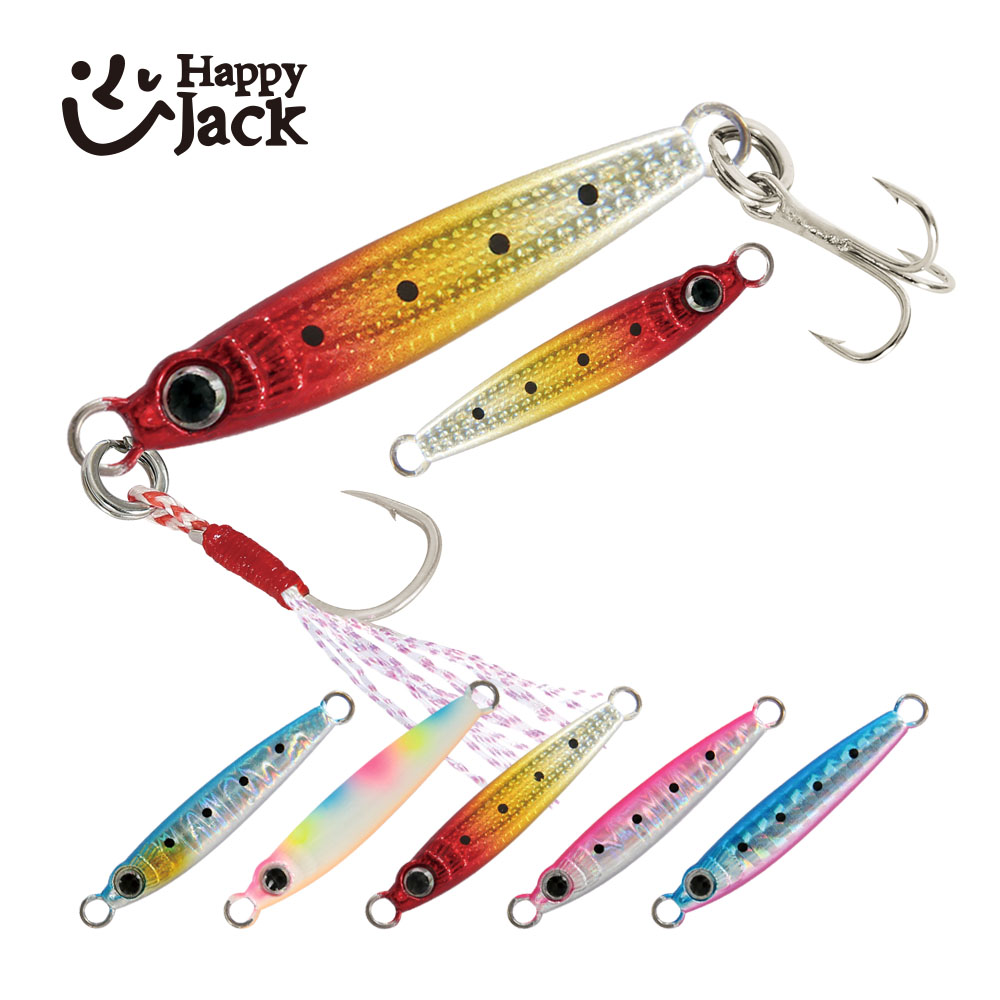 Jig Head Lure - HappyJack new Micro Metal Jig Fishing