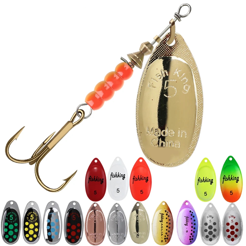 Fishing Equipment Clearance - Metal Spoon Spinner Lure 3.9g 4.6g