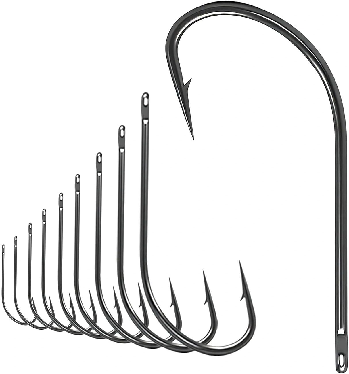 Saltwater Fishing Hook - 50Pcs High Carbon Steel Fishing Hooks