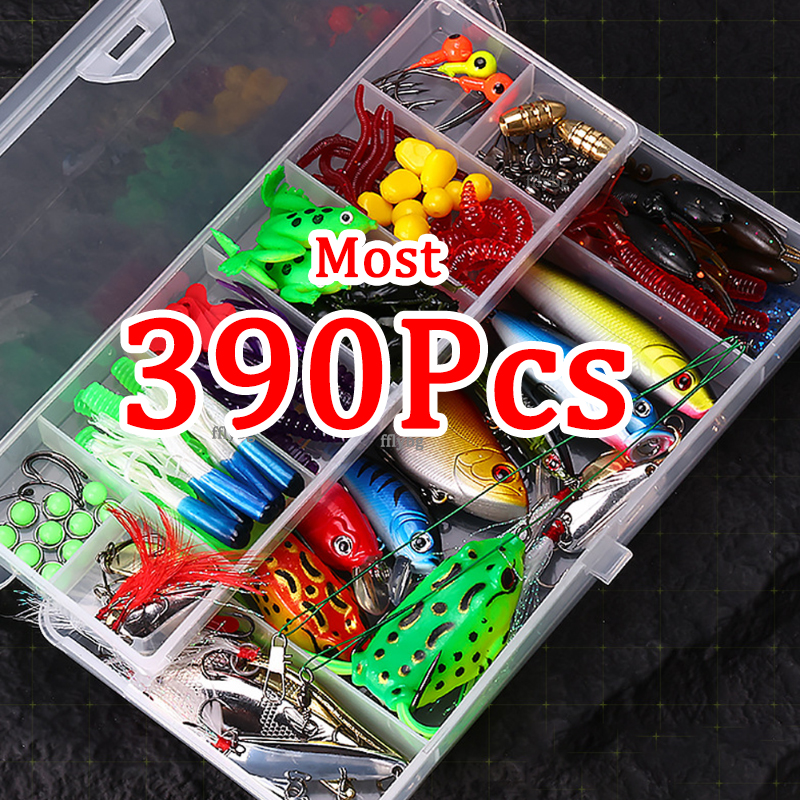 Fishing Equipment Clearance - Fishing Lures Set Combo Soft Hard
