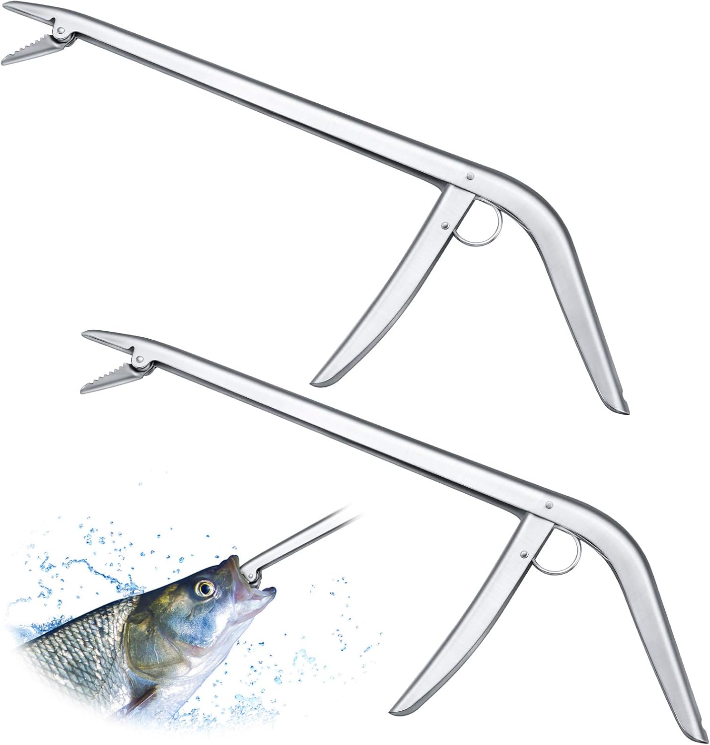 Saltwater Fishing Hook - 2 Pieces Stainless Steel Fish Hook