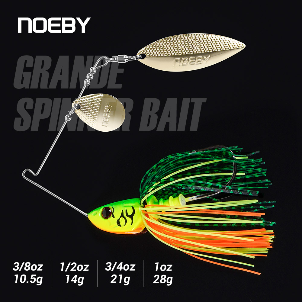 Noeby Spinnerbait 10.5g 14g 21 - Jig Head Lure avaliação e preço