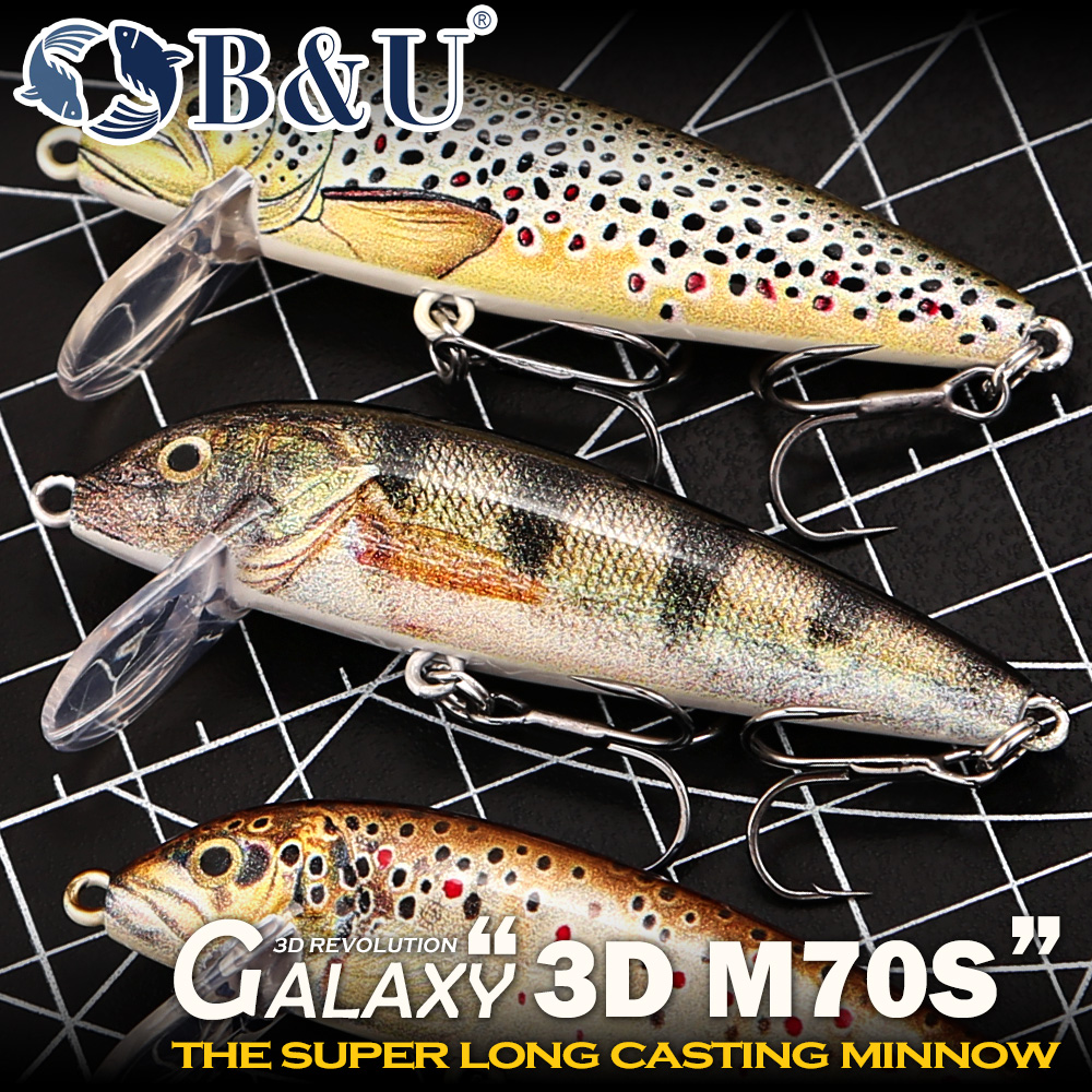 B&U Fishing Lures Sinking Minn - Saltwater Fishing Hook avaliação e preço