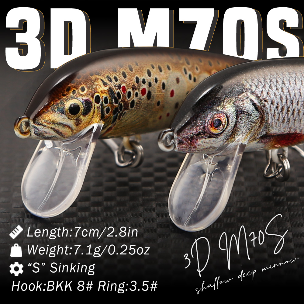 B&U Fishing Lures Sinking Minn - Saltwater Fishing Hook avaliação e preço