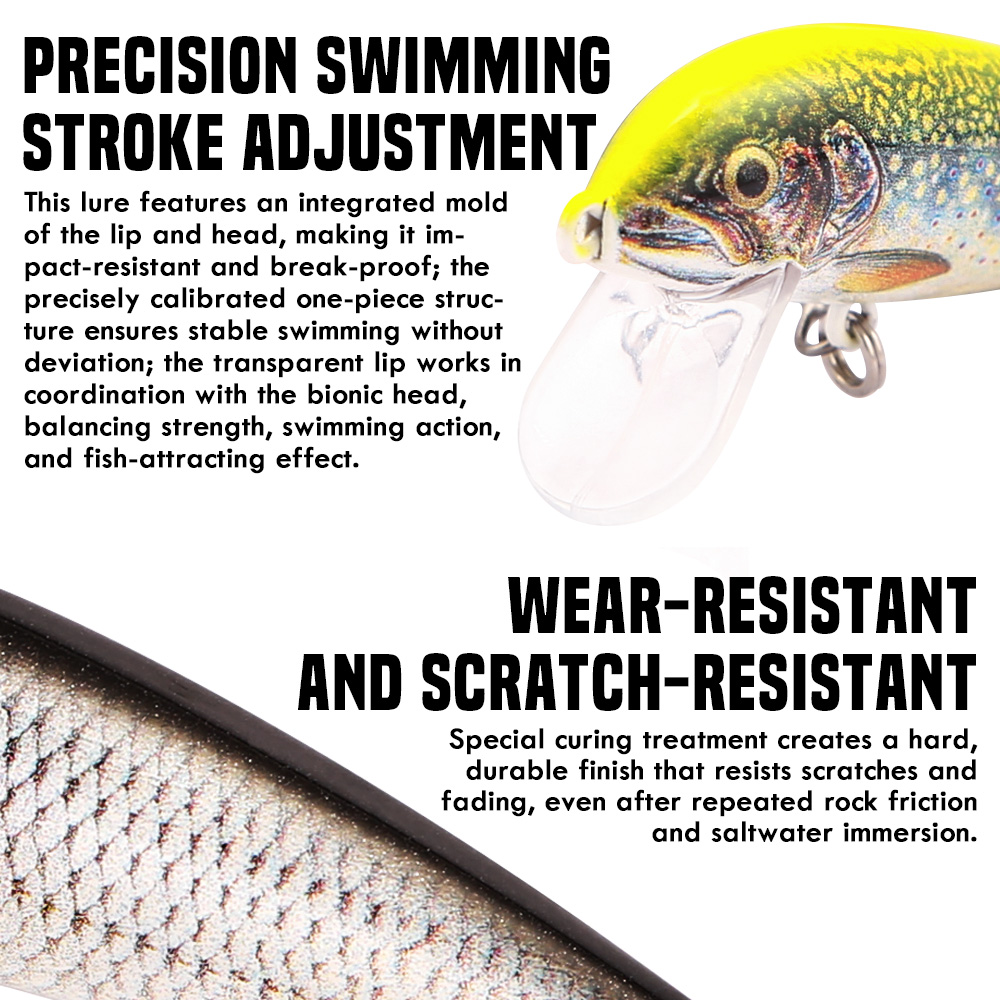 B&U Fishing Lures Sinking Minn - Saltwater Fishing Hook avaliação e preço