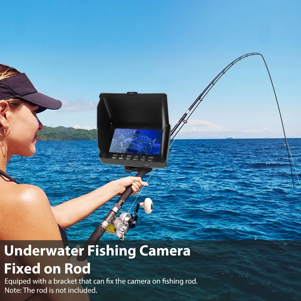 Fish Finder 5.0 Inch LCD Displ - Underwater Fishing Camera avaliação e preço