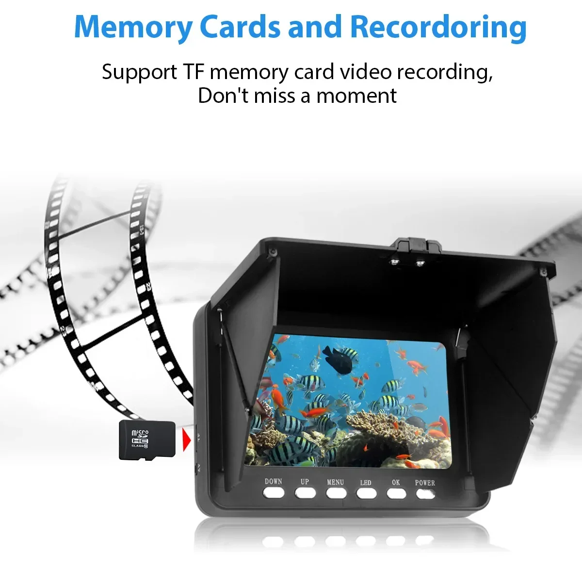 Fish Finder 5.0 Inch LCD Displ - Underwater Fishing Camera avaliação e preço