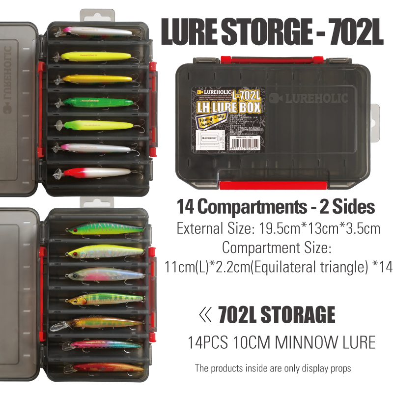 LUREHOLIC Lure Box FishingTack - Jig Head Lure avaliação e preço