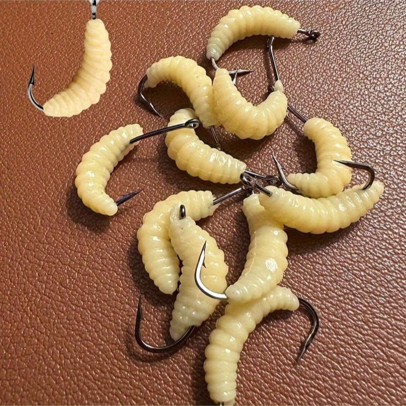 Rubber Maggots Fishing Bait Se - Fishing Equipment Clearance avaliação e preço