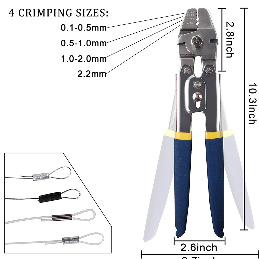 300pcs Crimp Fishing Sleeves S - Fishing Equipment Shop avaliação e preço