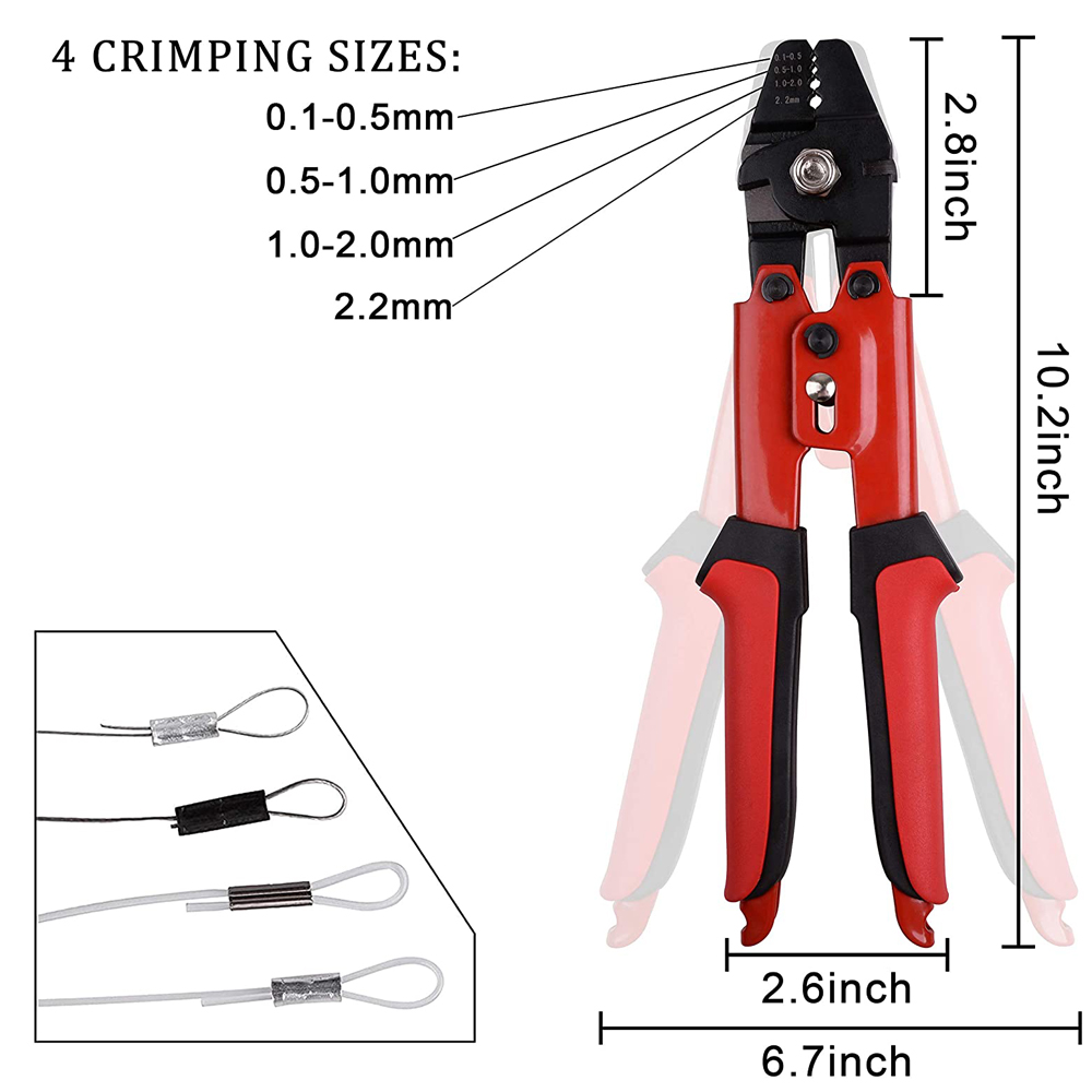 300pcs Crimp Fishing Sleeves S - Fishing Equipment Shop avaliação e preço