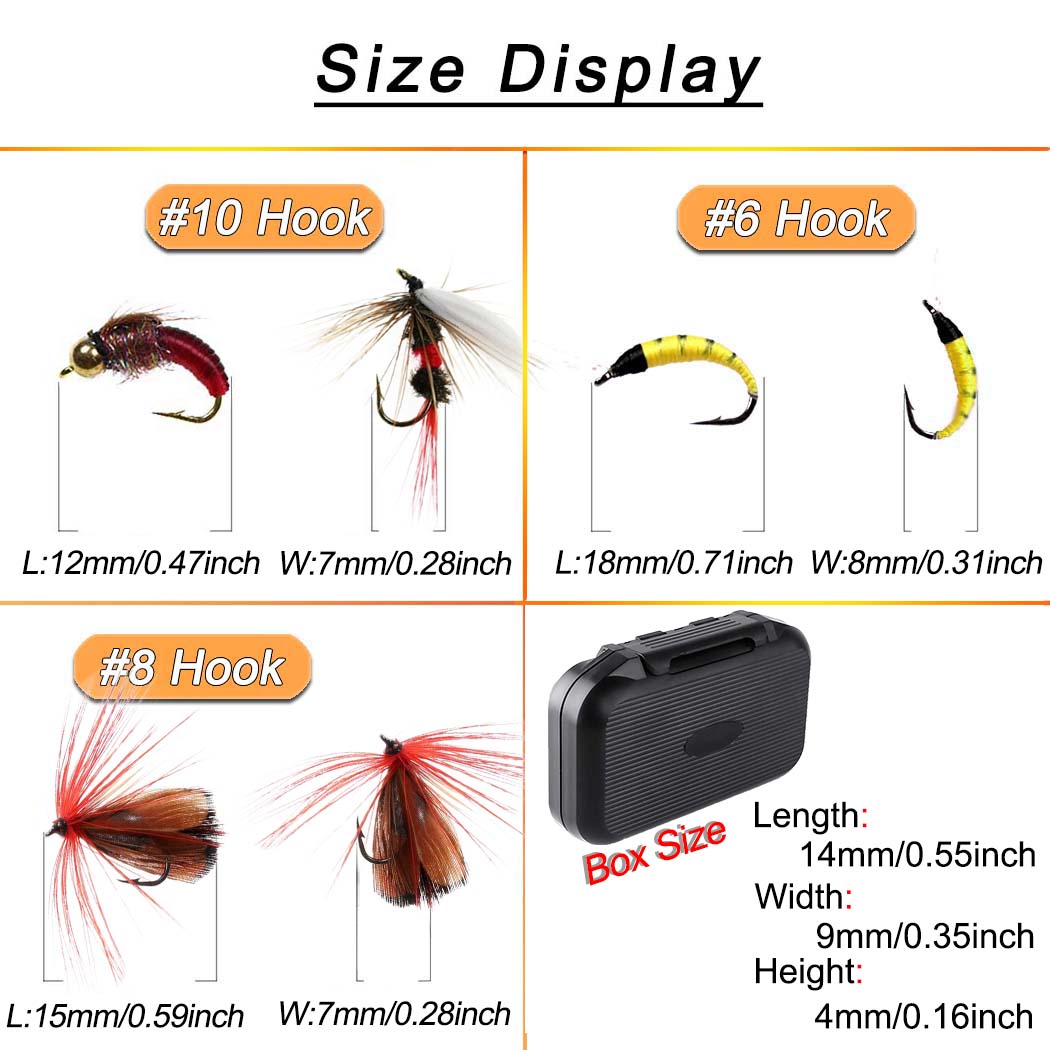 24/40/84/114pcs with Dry/Wet F - Fishing Equipment Clearance avaliação e preço