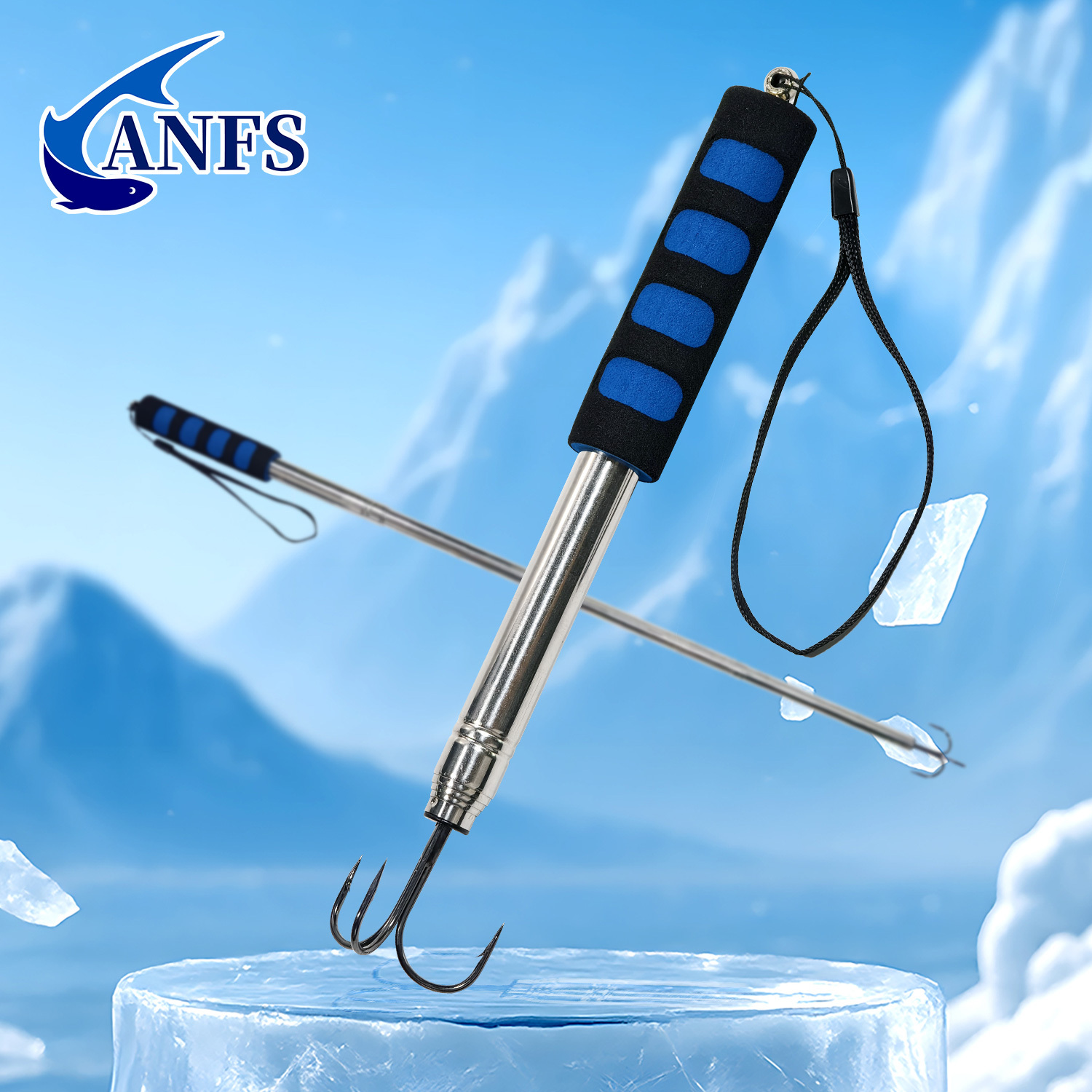 ANFS 1pcTelescopic Fishing Gaf - Saltwater Fishing Hook avaliação e preço