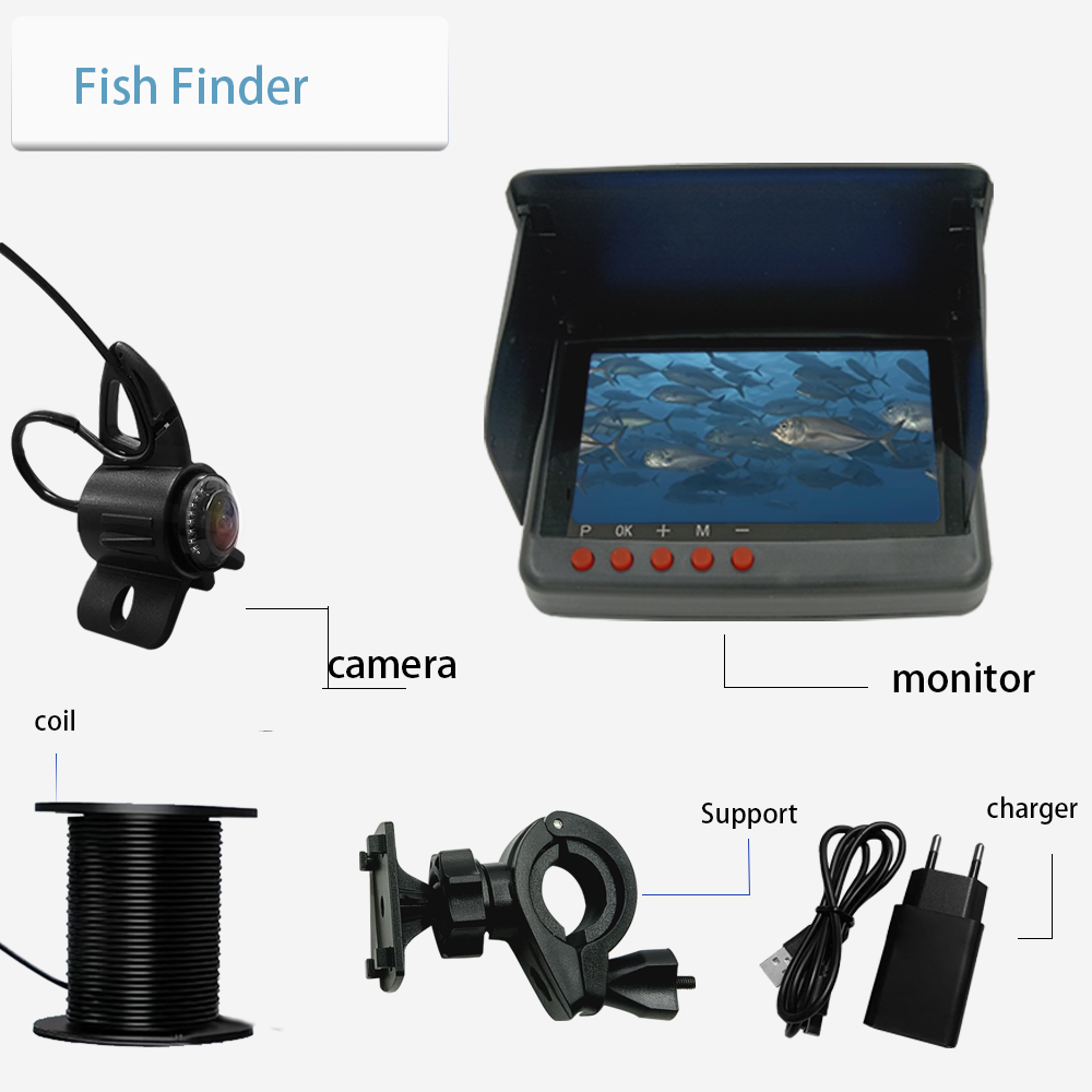 YS5A 5 Inch DVR 4K Resolution  - Underwater Fishing Camera avaliação e preço