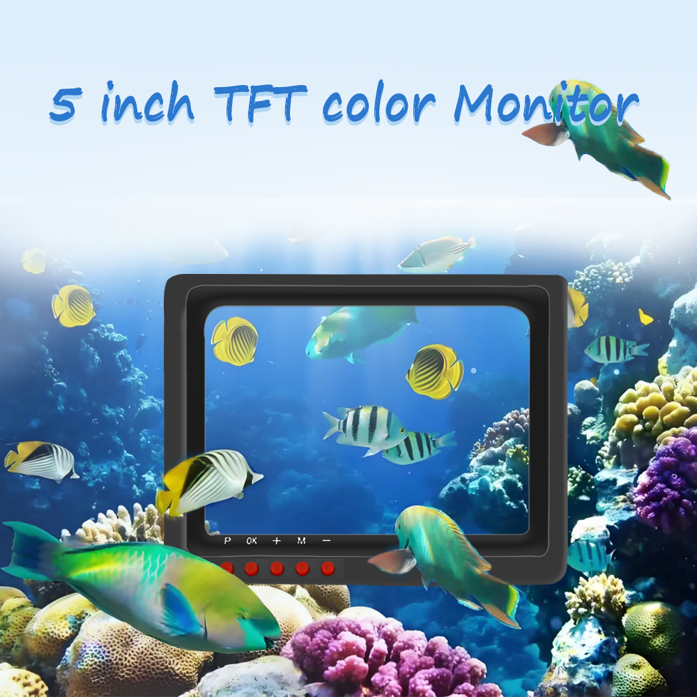 YS5A 5 Inch DVR 4K Resolution  - Underwater Fishing Camera avaliação e preço