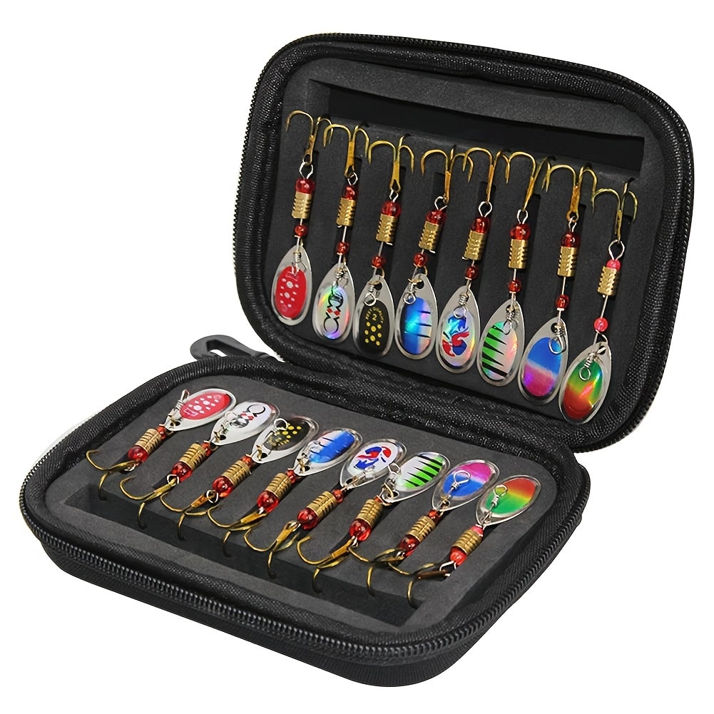 16pcs Metal Spinner Bait Fishi - Fishing Equipment Clearance avaliação e preço