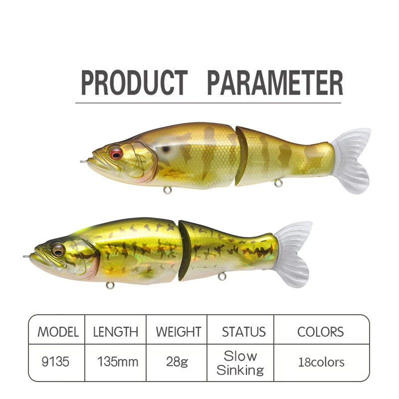Swimbait Fishing Lure 135mm 31 - Fishing Equipment Clearance avaliação e preço