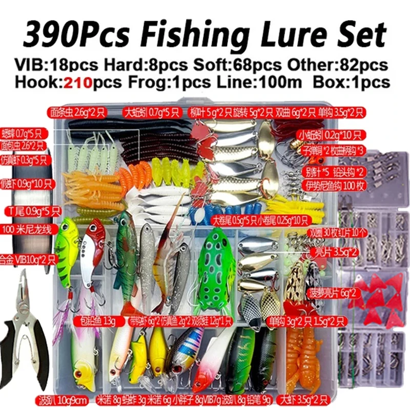 Fishing Lures Set Combo Soft H - Fishing Equipment Clearance avaliação e preço