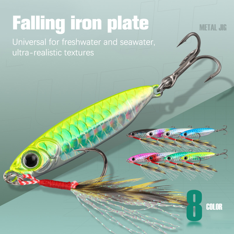 Micro Metal Jig 7g 10g 15g 20g - Jig Head Lure avaliação e preço