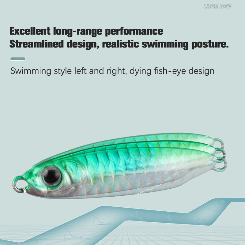 Micro Metal Jig 7g 10g 15g 20g - Jig Head Lure avaliação e preço