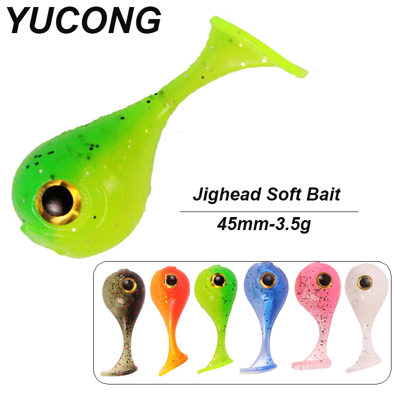 YUCONG 6PCS Jighead Soft Baits - Jig Head Lure avaliação e preço