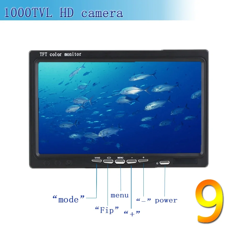 Fish finder F08A 9inch Underwa - Underwater Fishing Camera avaliação e preço