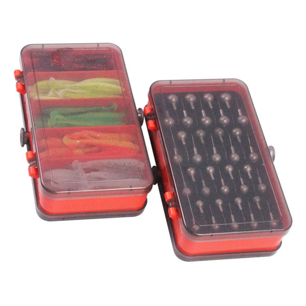 Portable Double Sided Split Ba - Jig Head Lure avaliação e preço