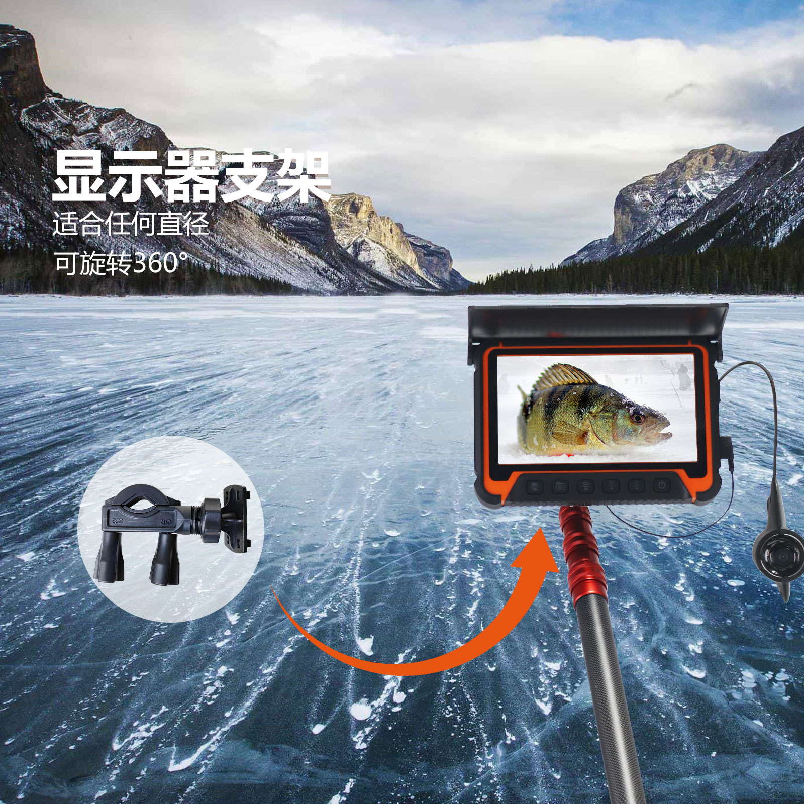5Inch IPS Screen Underwater 15 - Underwater Fishing Camera avaliação e preço