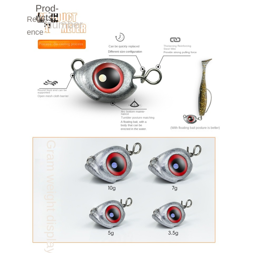 10pcs 3.5g/5g/7g/10g Swimbait  - Jig Head Lure avaliação e preço
