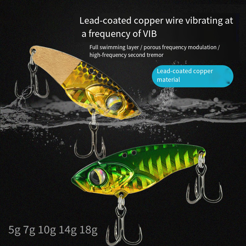 5g/7g/10g/14g VIB Metal Lure K - Saltwater Fishing Hook avaliação e preço