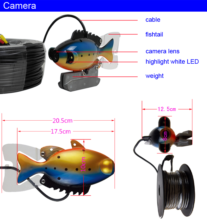 SY801 Underwater Fishing Camer - Underwater Fishing Camera avaliação e preço