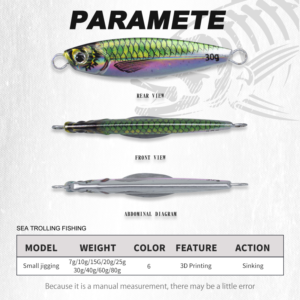 Hunthouse Metal Jig Fishing Lu - Jig Head Lure avaliação e preço