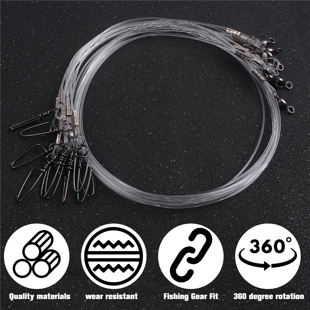 96Pcs Fluorocarbon Fishing Lea - Fishing Equipment Shop avaliação e preço