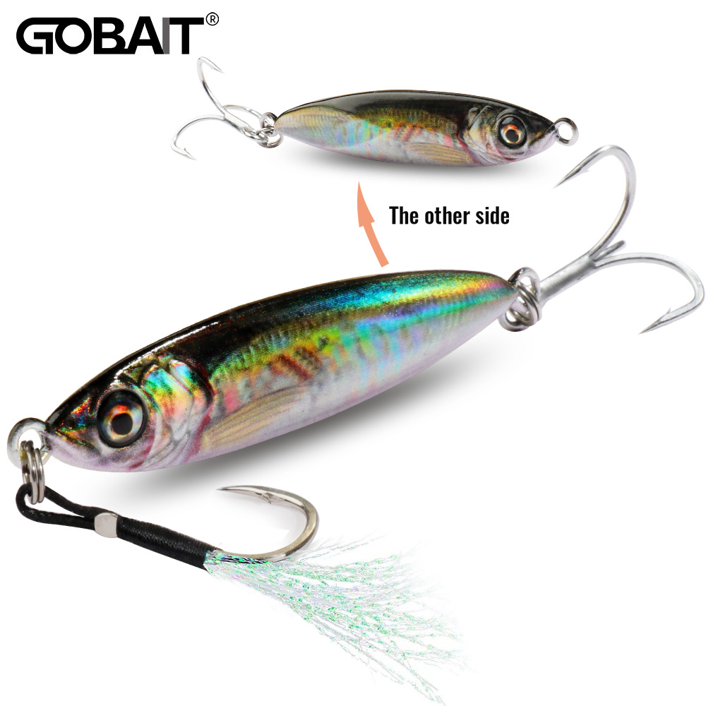 GOBAIT Metal Jig Lure 20g 30g  - Jig Head Lure avaliação e preço