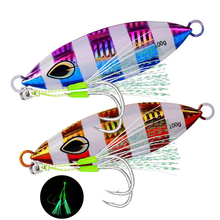 1pcs High quality Metal Night  - Jig Head Lure avaliação e preço